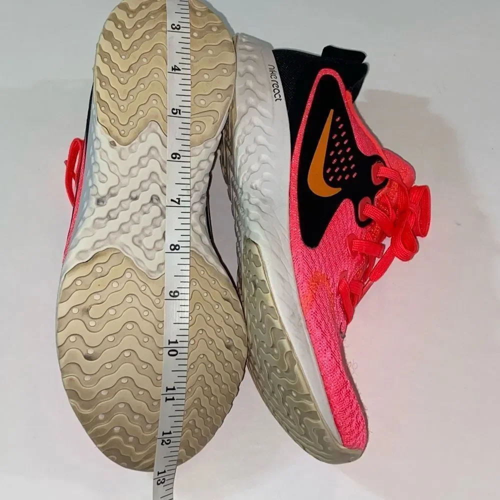 Nike Legend React Women Running Gym Shoes Lava Red AA1626-603 Size 8.5 U S
